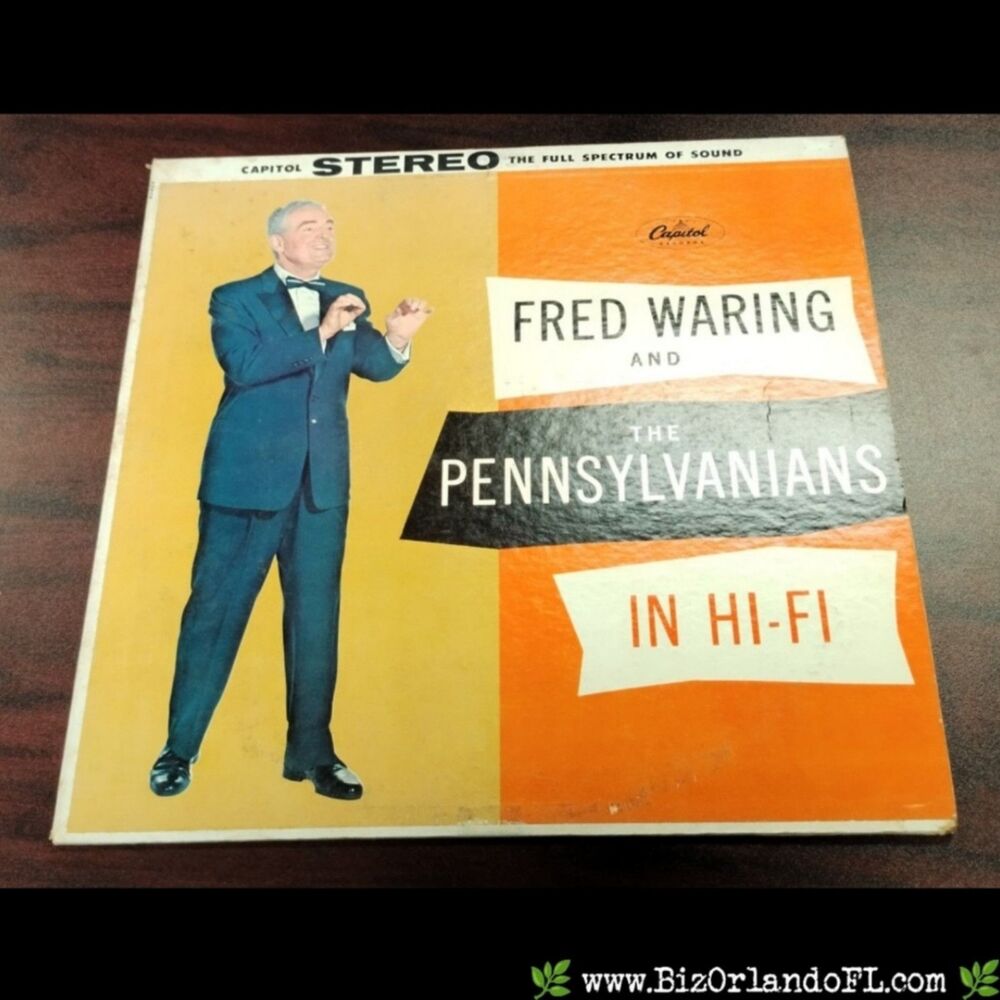 VINTAGE: Fred Waring & The Pennsylvanians In Hi-Fi Vinyl LP Capitol Records W845